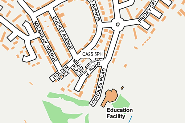 CA25 5PH map - OS OpenMap – Local (Ordnance Survey)