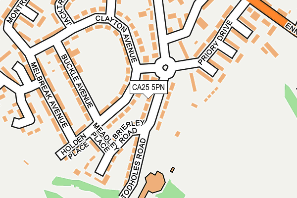 CA25 5PN map - OS OpenMap – Local (Ordnance Survey)