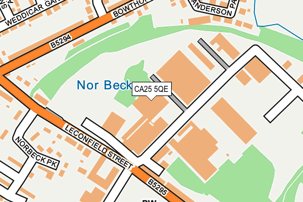 CA25 5QE map - OS OpenMap – Local (Ordnance Survey)