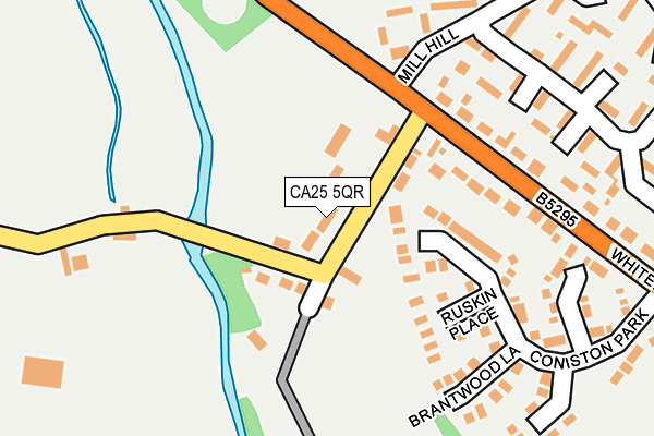 CA25 5QR map - OS OpenMap – Local (Ordnance Survey)