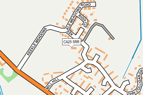 CA25 5RR map - OS OpenMap – Local (Ordnance Survey)