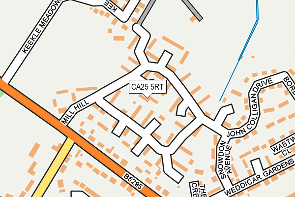 CA25 5RT map - OS OpenMap – Local (Ordnance Survey)