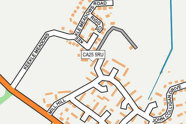 CA25 5RU map - OS OpenMap – Local (Ordnance Survey)