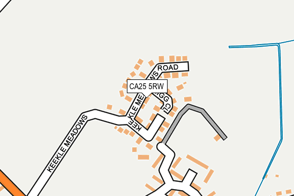 CA25 5RW map - OS OpenMap – Local (Ordnance Survey)