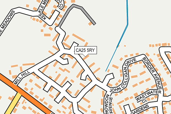 CA25 5RY map - OS OpenMap – Local (Ordnance Survey)