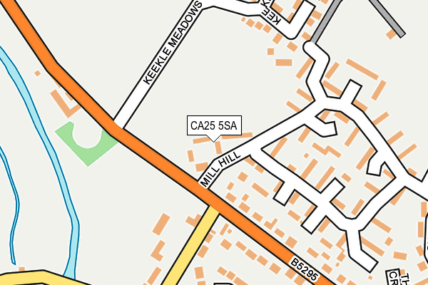 CA25 5SA map - OS OpenMap – Local (Ordnance Survey)