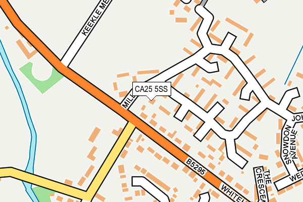 CA25 5SS map - OS OpenMap – Local (Ordnance Survey)