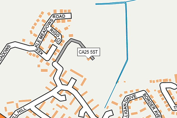 CA25 5ST map - OS OpenMap – Local (Ordnance Survey)