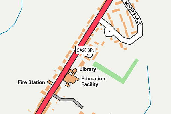 CA26 3PJ map - OS OpenMap – Local (Ordnance Survey)