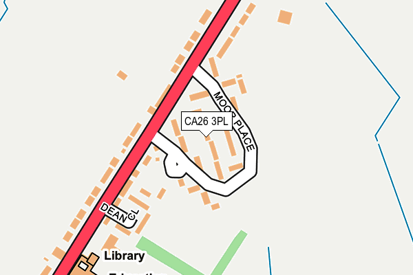 CA26 3PL map - OS OpenMap – Local (Ordnance Survey)