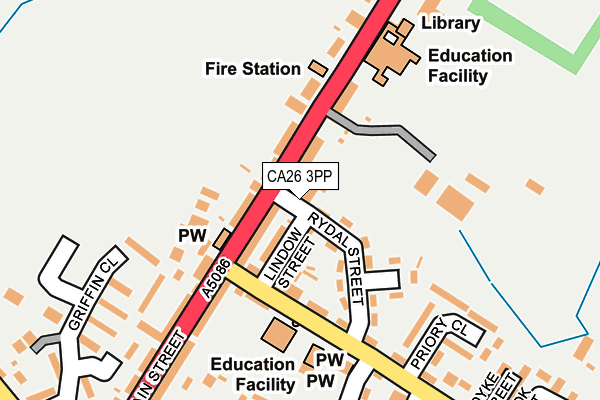 CA26 3PP map - OS OpenMap – Local (Ordnance Survey)