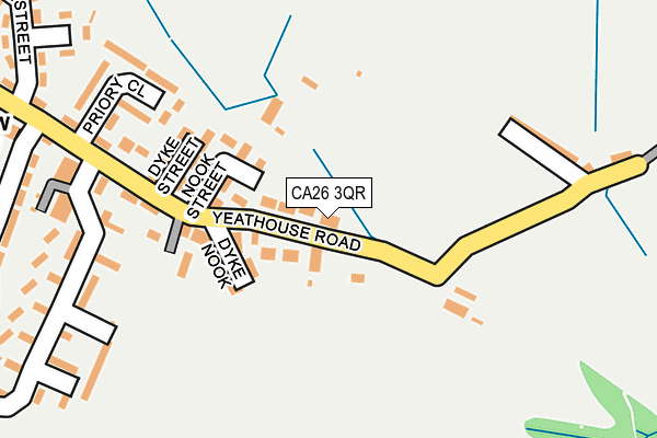 CA26 3QR map - OS OpenMap – Local (Ordnance Survey)