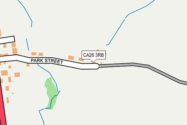 CA26 3RB map - OS OpenMap – Local (Ordnance Survey)