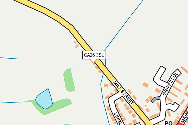 CA26 3SL map - OS OpenMap – Local (Ordnance Survey)