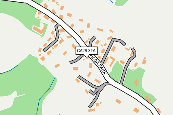 CA26 3TA map - OS OpenMap – Local (Ordnance Survey)