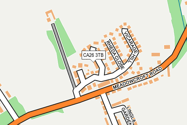 CA26 3TB map - OS OpenMap – Local (Ordnance Survey)