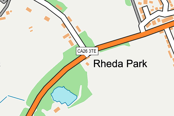 CA26 3TE map - OS OpenMap – Local (Ordnance Survey)