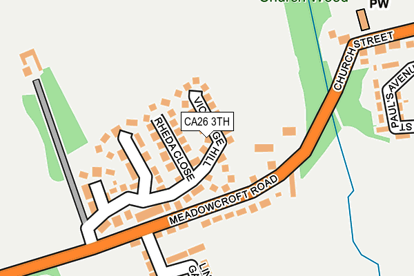 CA26 3TH map - OS OpenMap – Local (Ordnance Survey)