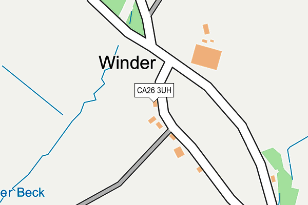 CA26 3UH map - OS OpenMap – Local (Ordnance Survey)