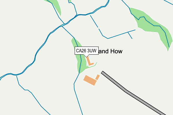 CA26 3UW map - OS OpenMap – Local (Ordnance Survey)