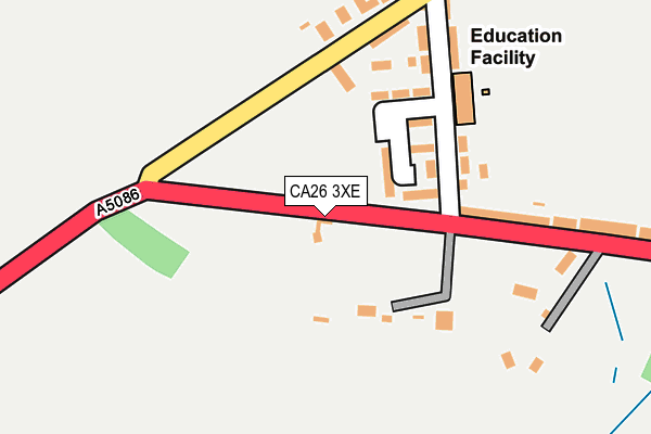 CA26 3XE map - OS OpenMap – Local (Ordnance Survey)