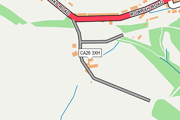 CA26 3XH map - OS OpenMap – Local (Ordnance Survey)