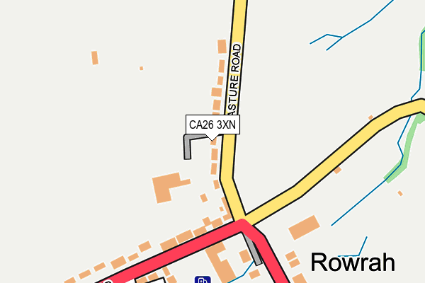 CA26 3XN map - OS OpenMap – Local (Ordnance Survey)