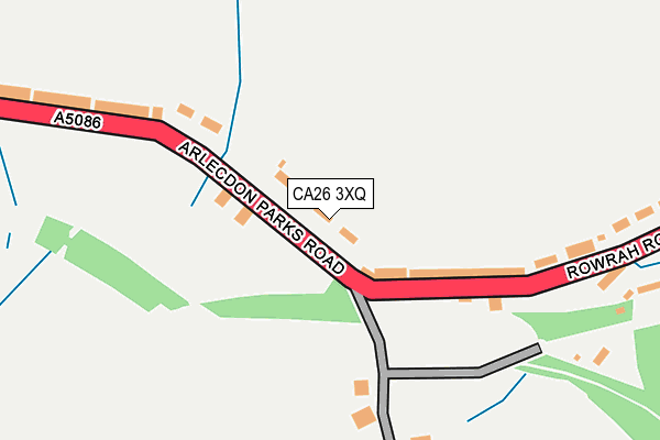 CA26 3XQ map - OS OpenMap – Local (Ordnance Survey)