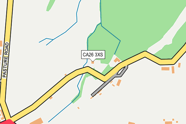CA26 3XS map - OS OpenMap – Local (Ordnance Survey)