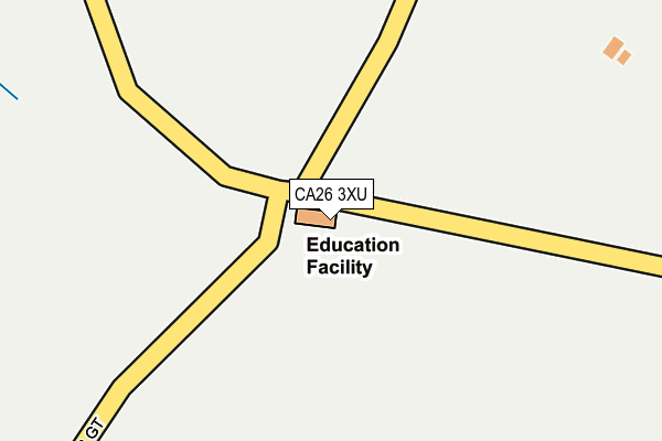 CA26 3XU map - OS OpenMap – Local (Ordnance Survey)