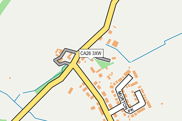 CA26 3XW map - OS OpenMap – Local (Ordnance Survey)