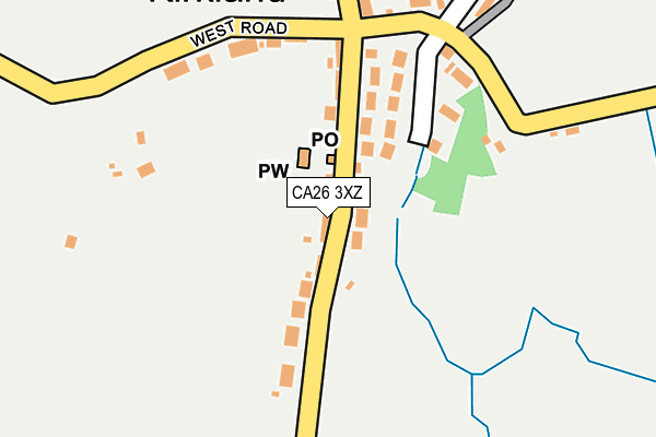 CA26 3XZ map - OS OpenMap – Local (Ordnance Survey)