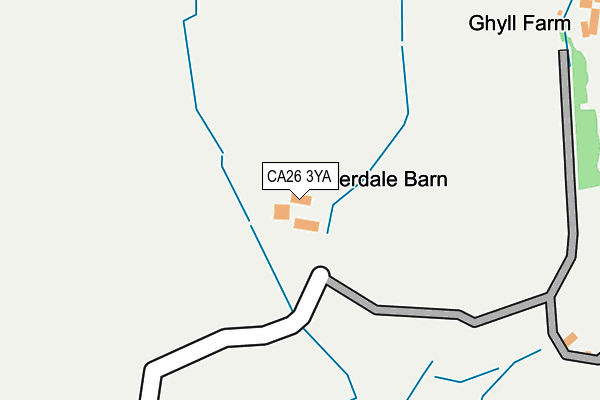 CA26 3YA map - OS OpenMap – Local (Ordnance Survey)