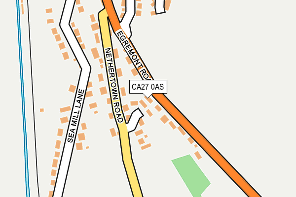 CA27 0AS map - OS OpenMap – Local (Ordnance Survey)