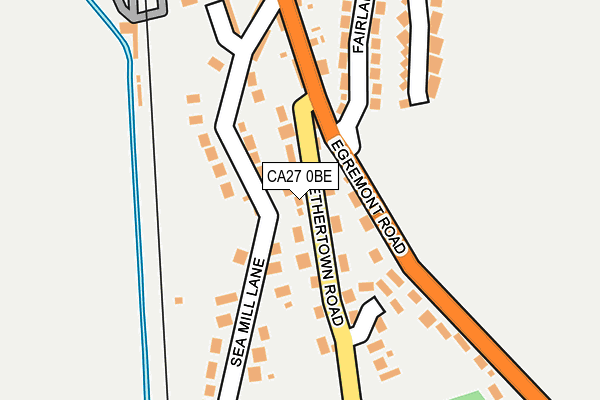 CA27 0BE map - OS OpenMap – Local (Ordnance Survey)