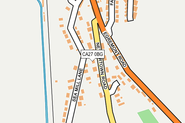 CA27 0BG map - OS OpenMap – Local (Ordnance Survey)