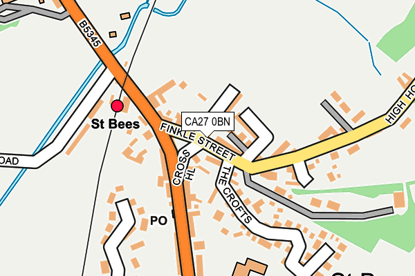 CA27 0BN map - OS OpenMap – Local (Ordnance Survey)