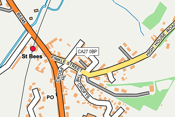 CA27 0BP map - OS OpenMap – Local (Ordnance Survey)