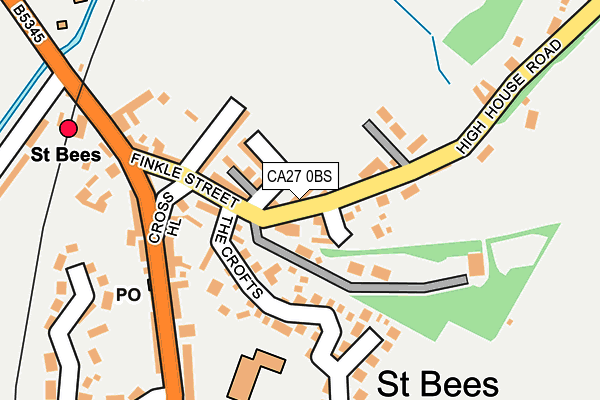 CA27 0BS map - OS OpenMap – Local (Ordnance Survey)