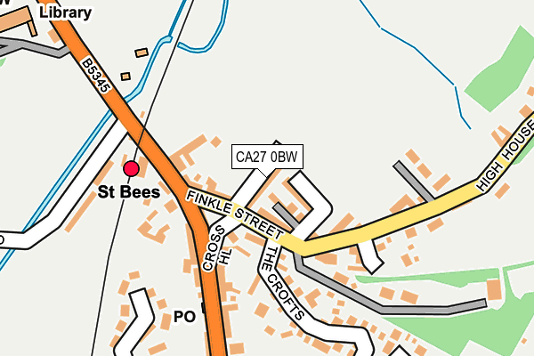 CA27 0BW map - OS OpenMap – Local (Ordnance Survey)