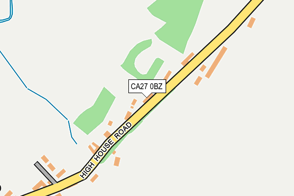 CA27 0BZ map - OS OpenMap – Local (Ordnance Survey)