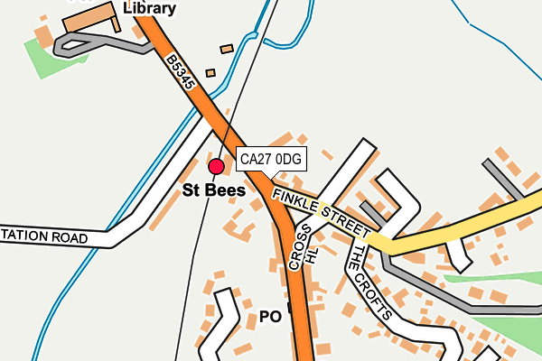 CA27 0DG map - OS OpenMap – Local (Ordnance Survey)