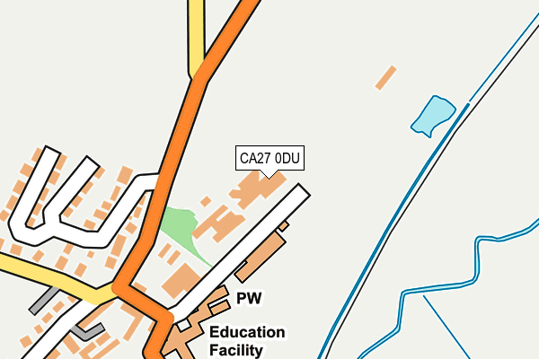 CA27 0DU map - OS OpenMap – Local (Ordnance Survey)