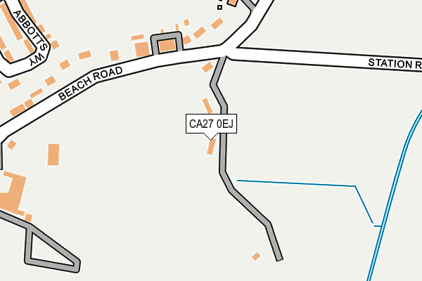 CA27 0EJ map - OS OpenMap – Local (Ordnance Survey)