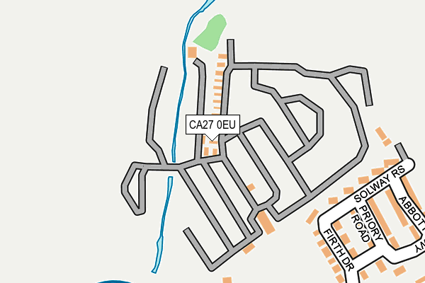 CA27 0EU map - OS OpenMap – Local (Ordnance Survey)