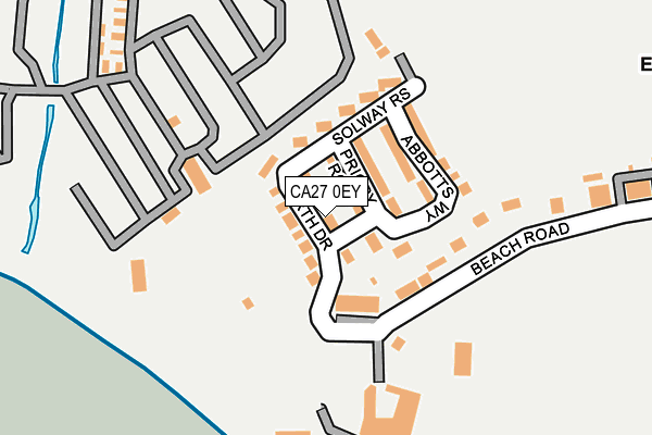 CA27 0EY map - OS OpenMap – Local (Ordnance Survey)