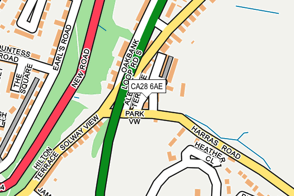 CA28 6AE map - OS OpenMap – Local (Ordnance Survey)