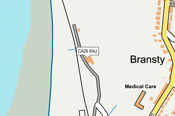 CA28 6AU map - OS OpenMap – Local (Ordnance Survey)