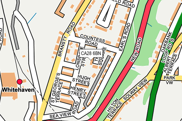 CA28 6BN map - OS OpenMap – Local (Ordnance Survey)