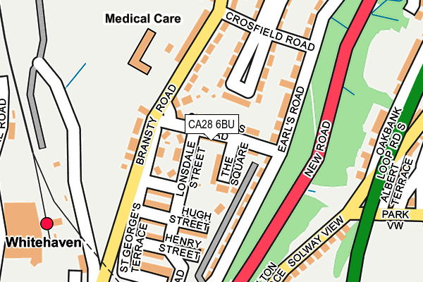 CA28 6BU map - OS OpenMap – Local (Ordnance Survey)